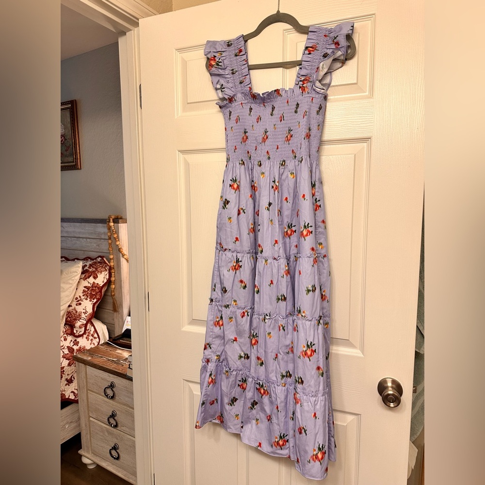 Hill House Ellie Nap Dress - Lilac Ikat NWOT - Picture 2 of 6